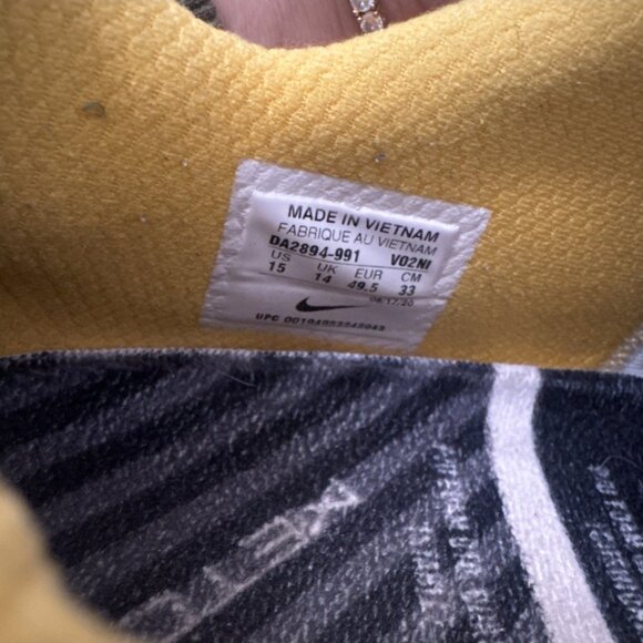 Custom Nike By You ID Metcon 6 White Yellow DA2894-991 Mens Size 15 - Picture 8 of 9